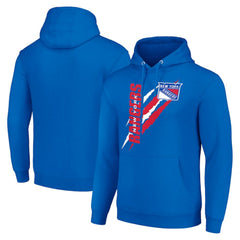 New York Rangers Starter Color Scratch Fleece Pullover Hoodie Discount
