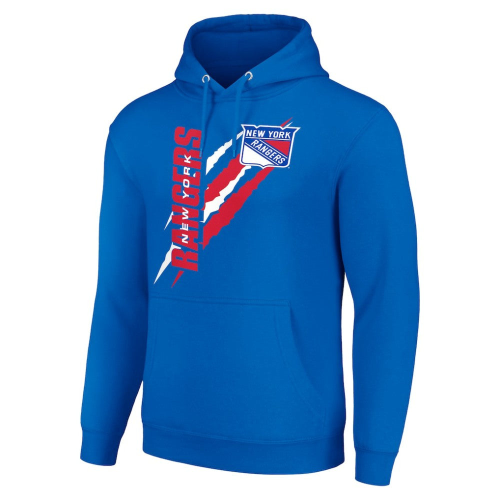 New York Rangers Starter Color Scratch Fleece Pullover Hoodie Discount