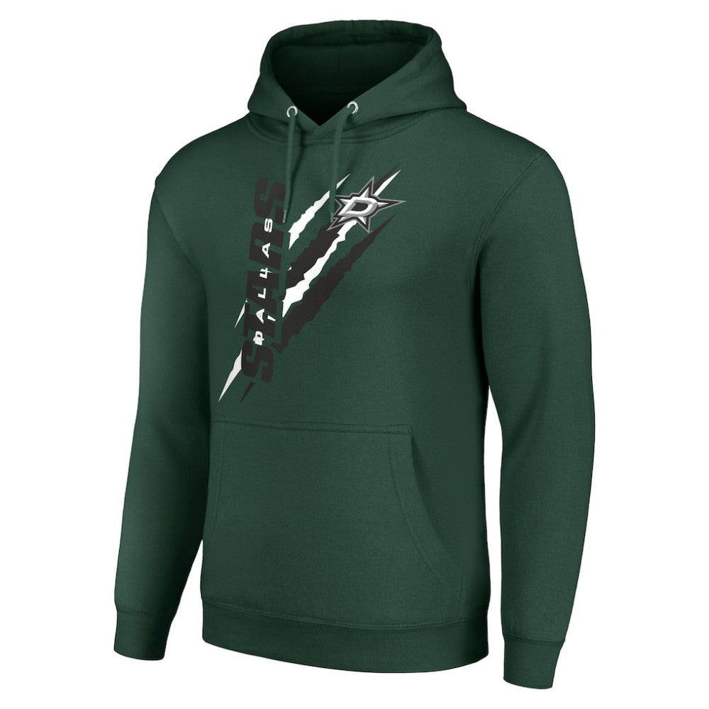 Dallas Stars Starter Color Scratch Fleece Pullover Hoodie On Sale