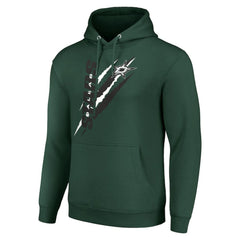 Dallas Stars Starter Color Scratch Fleece Pullover Hoodie On Sale