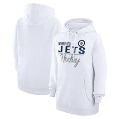 Winnipeg Jets G-III 4Her by Carl Banks Women's Team Fleece Pullover Hoodie Discount