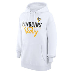 Pittsburgh Penguins G-III 4Her by Carl Banks Women's Team Fleece Pullover Hoodie For Sale