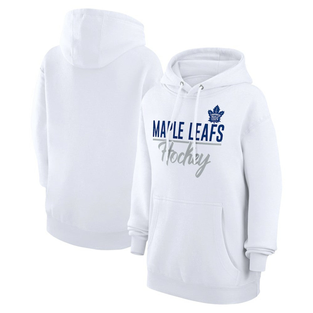 Toronto Maple Leafs G-III 4Her by Carl Banks Women's Team Fleece Pullover Hoodie Sale