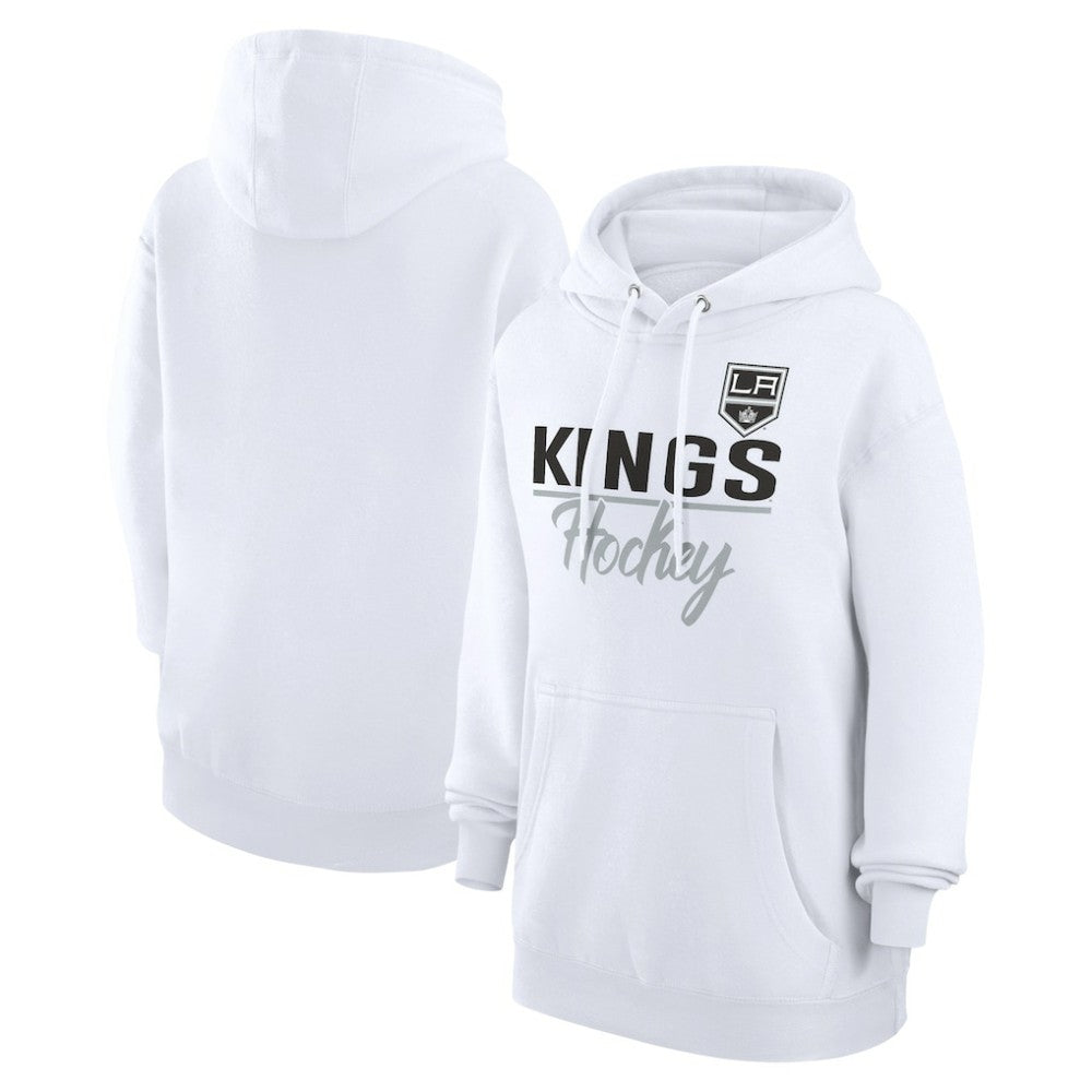 Los Angeles Kings G-III 4Her by Carl Banks Women's Team Fleece Pullover Hoodie Outlet