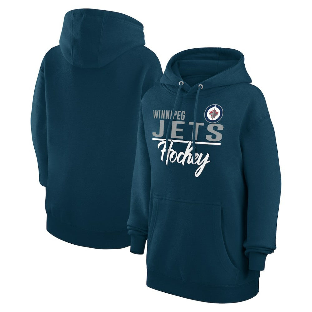 Winnipeg Jets G-III 4Her by Carl Banks Women's Team Fleece Pullover Hoodie Sale