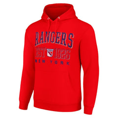 New York Rangers Starter Retro Graphic Pullover Hoodie Discount