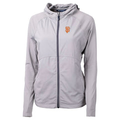 San Francisco Giants Cutter & Buck Women's City Connect Adapt Eco Knit Hybrid Recycled Full-Zip Hoodie | MLB Shop