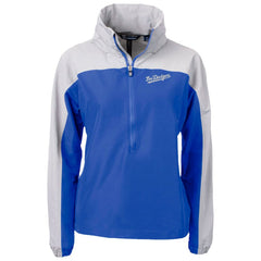 Los Angeles Dodgers Cutter & Buck Women's City Connect Charter Eco Recycled Half-Zip Anorak Jacket | MLB For sale