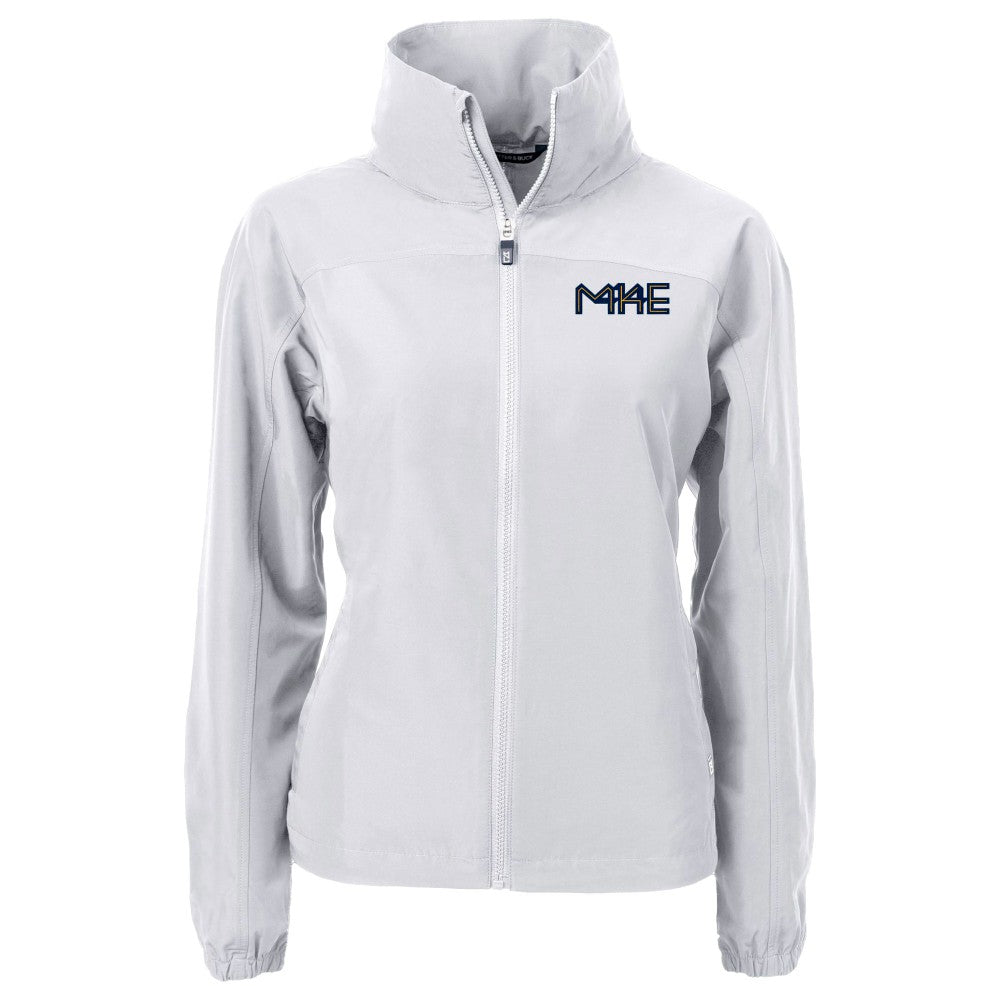 Milwaukee Brewers Cutter & Buck Women's City Connect Charter Eco Recycled Full-Zip Jacket | MLB Online