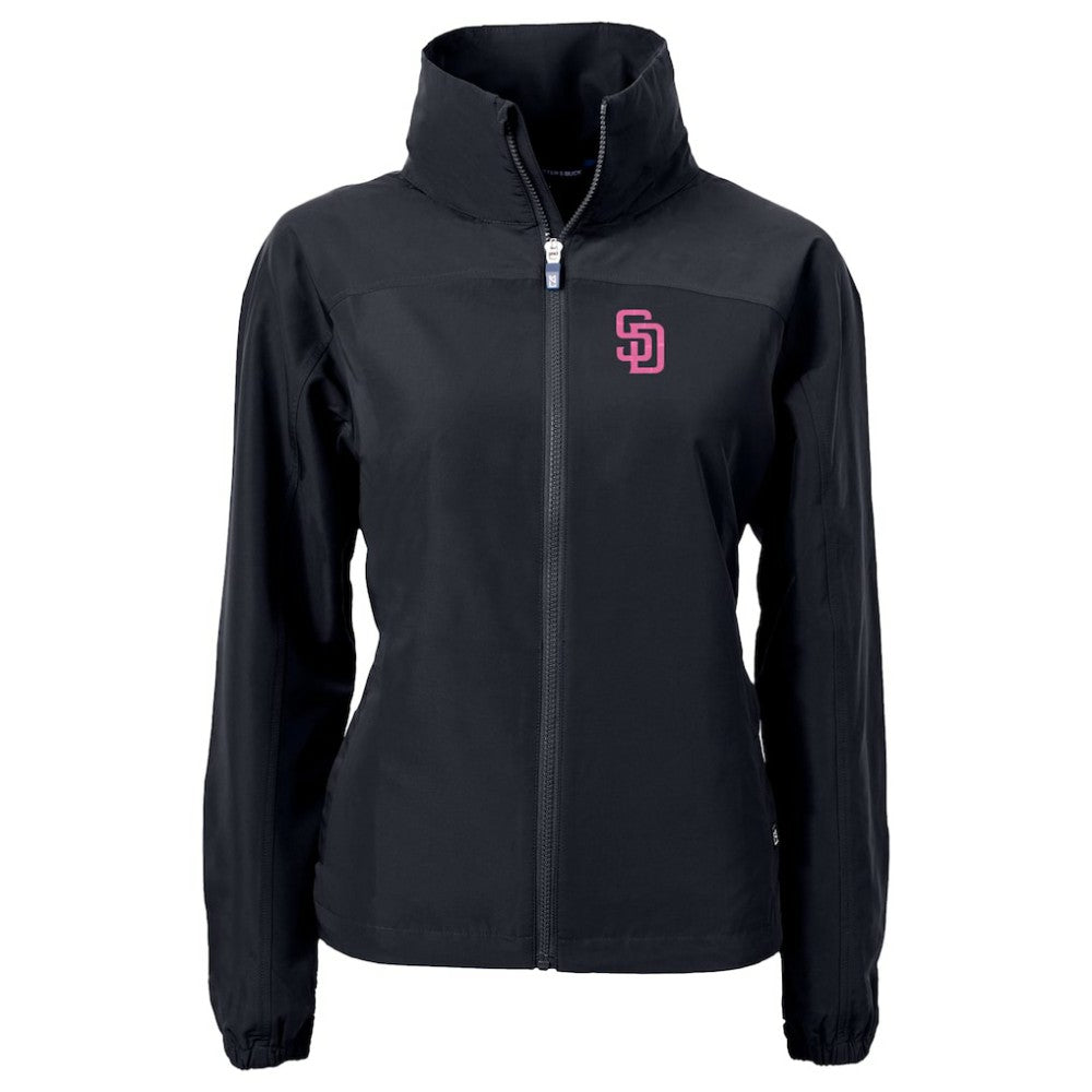 San Diego Padres Cutter & Buck Women's City Connect Charter Eco Recycled Full-Zip Jacket | MLB Online