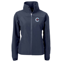 Chicago Cubs Cutter & Buck Women's City Connect Charter Eco Recycled Full-Zip Jacket | MLB On Sale