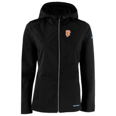 San Francisco Giants Cutter & Buck Women's City Connect Evoke Eco Softshell Recycled Full-Zip Hoodie Jacket | MLB New