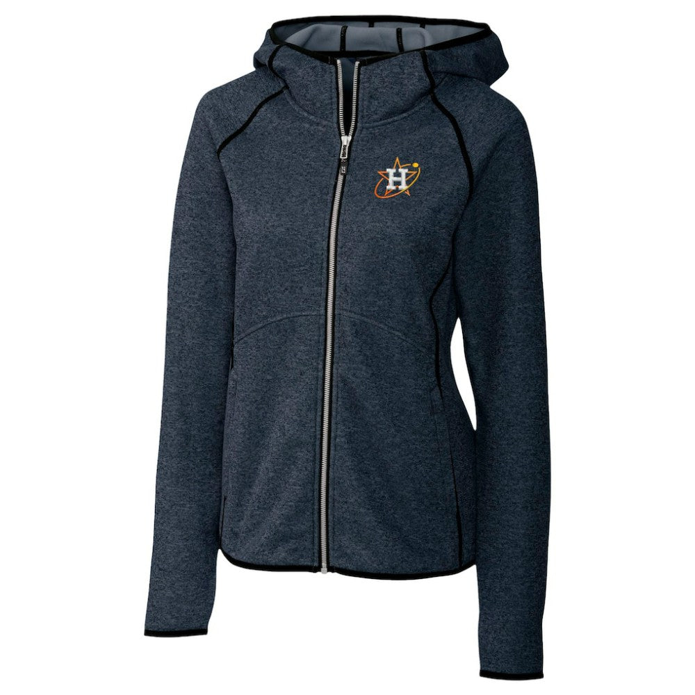 Houston Astros Cutter & Buck Women's City Connect Mainsail Full-Zip Hooded Jacket | MLB Sale