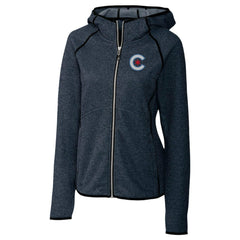 Chicago Cubs Cutter & Buck Women's City Connect Mainsail Full-Zip Hooded Jacket | MLB Shop