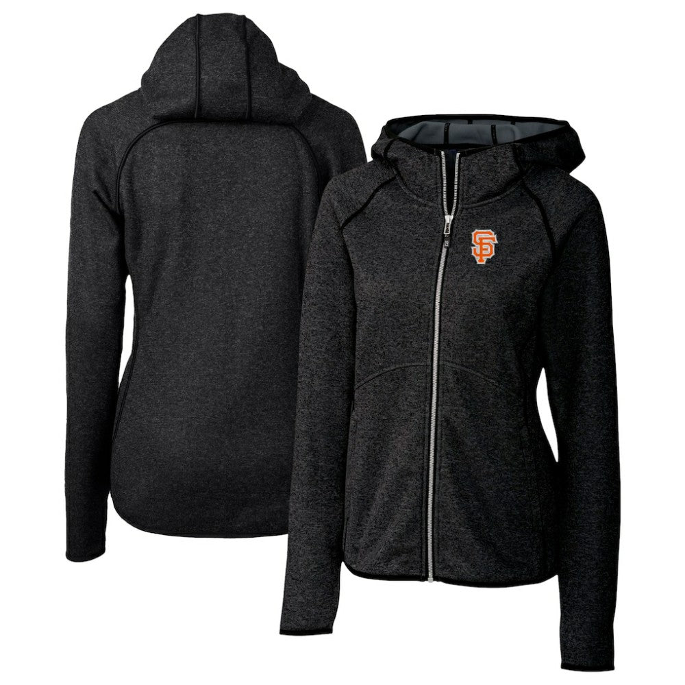 San Francisco Giants Cutter & Buck Women's City Connect Mainsail Full-Zip Hooded Jacket | MLB Sale
