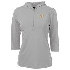 Houston Astros Cutter & Buck Women's City Connect Virtue Eco Pique Recycled Half-Zip Pullover Hoodie | MLB For sale