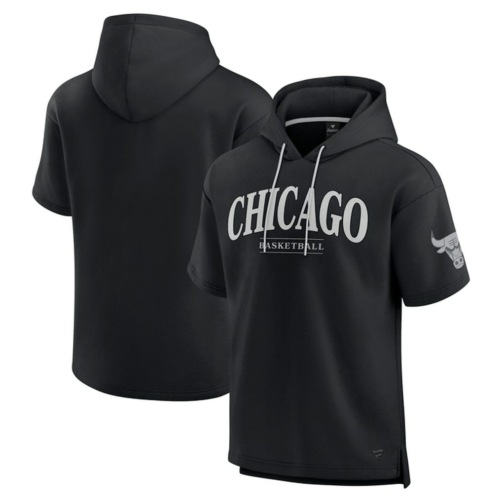 Chicago Bulls Elements Ready Short Sleeve Pullover Hoodie Discount