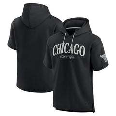 Chicago Bulls Elements Ready Short Sleeve Pullover Hoodie Discount