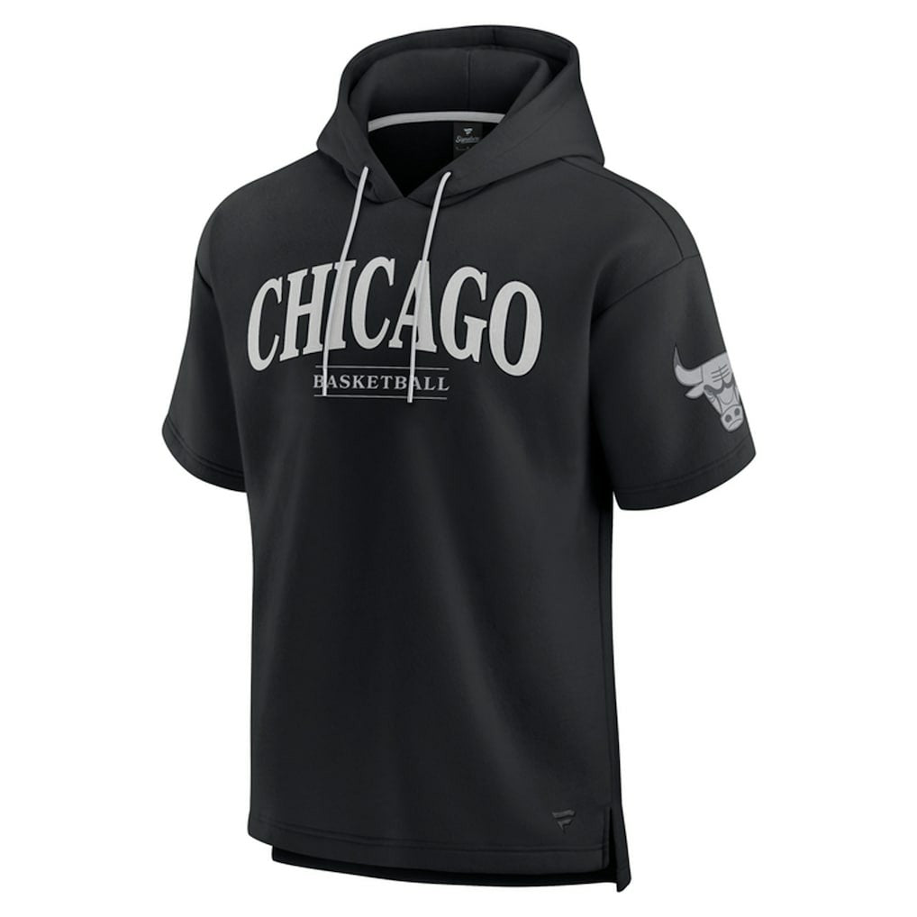 Chicago Bulls Elements Ready Short Sleeve Pullover Hoodie Discount