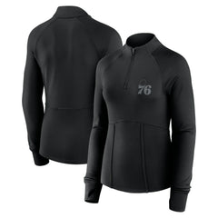 Philadelphia 76ers Women's Elements Match Raglan Quarter-Zip Top Discount