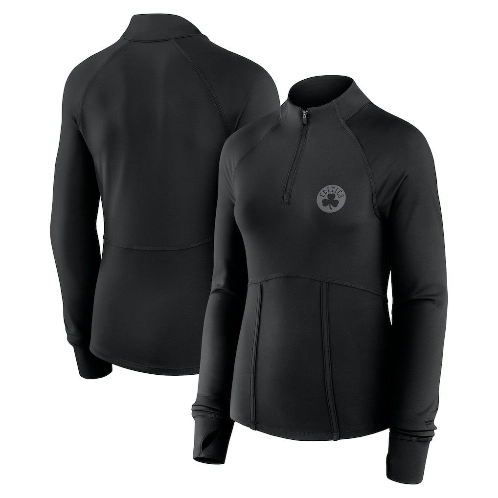 Boston Celtics Women's Elements Match Raglan Quarter-Zip Top Online