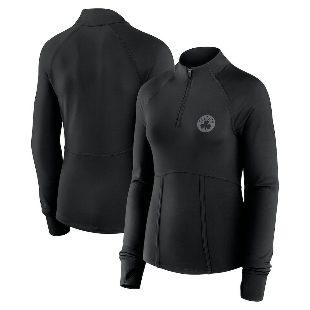 Boston Celtics Women's Elements Match Raglan Quarter-Zip Top Online