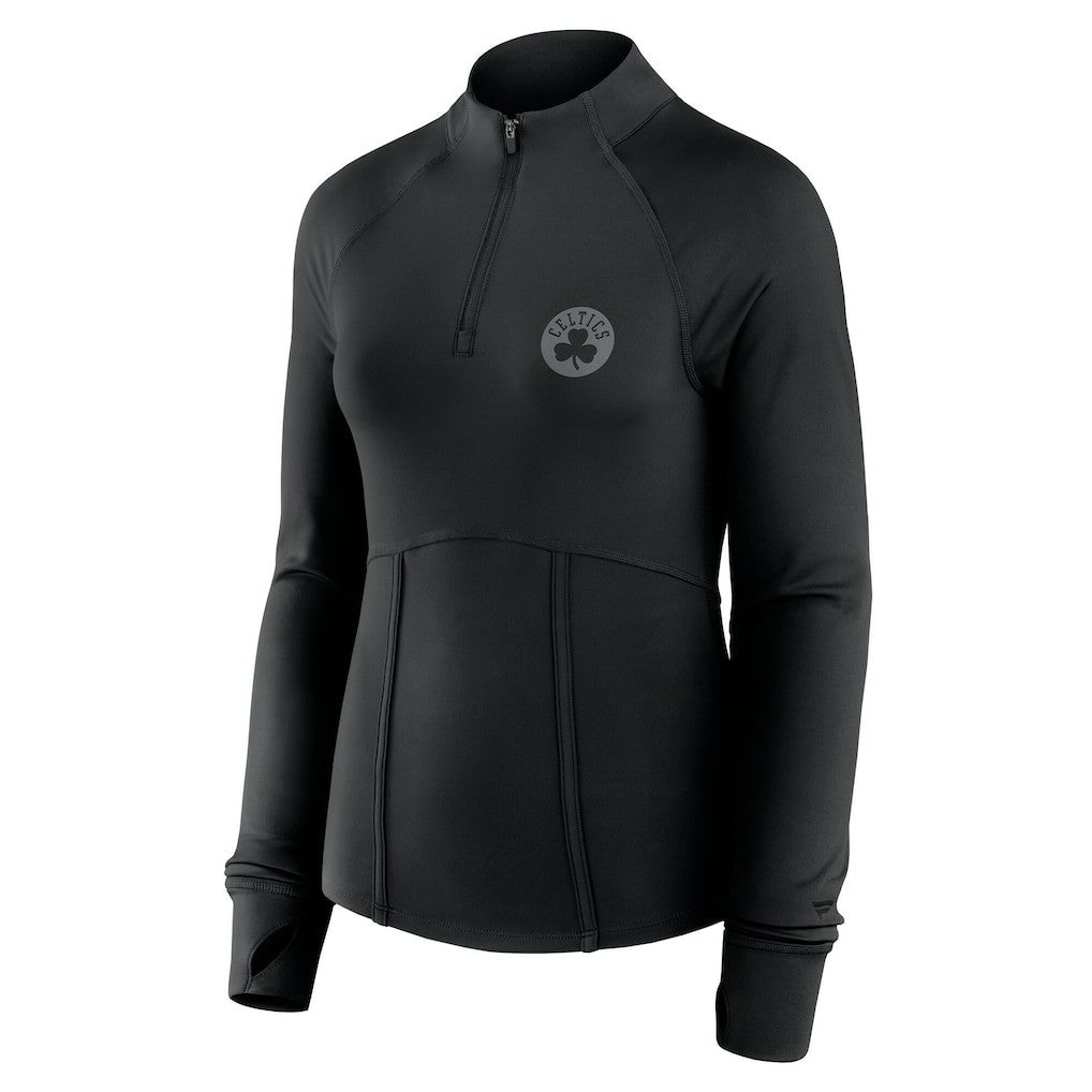 Boston Celtics Women's Elements Match Raglan Quarter-Zip Top Online