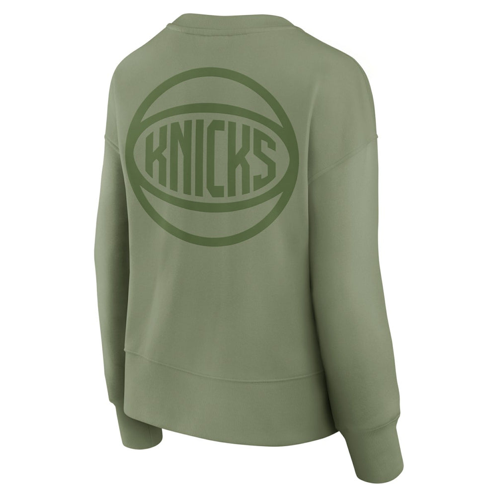 New York Knicks Women's Elements Flow Pullover Sweatshirt Outlet