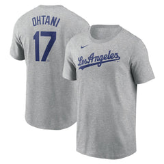 Shohei Ohtani Los Angeles Dodgers Nike 2024 Fuse Name & Number T-Shirt – Gray | MLB Discount