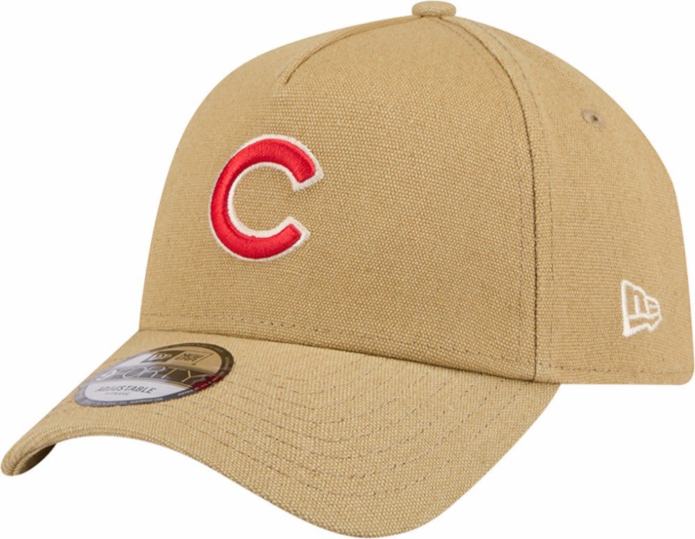 Chicago Cubs New Era Logo Essentials 9FORTY A-Frame Adjustable Hat | MLB Sale