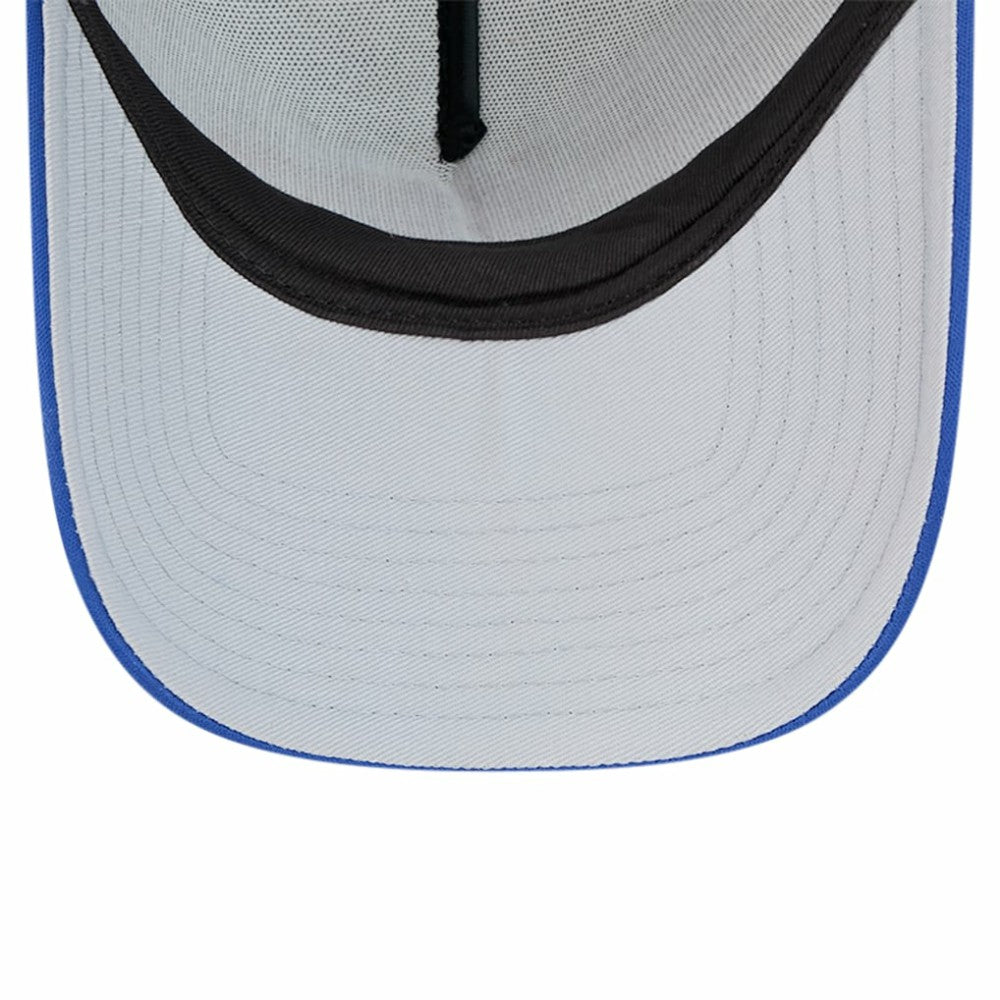 Atlanta Braves New Era Retro Wordmark 9FORTY A-Frame Trucker Adjustable Hat | MLB For sale