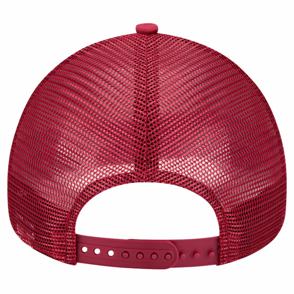 Philadelphia Phillies New Era Retro Wordmark 9FORTY A-Frame Trucker Adjustable Hat | MLB Sale