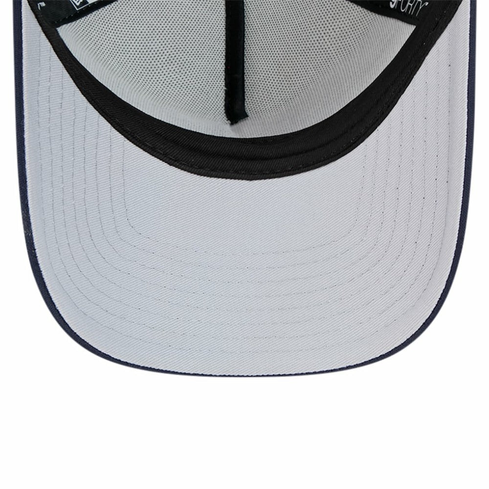 New York Yankees New Era Retro Wordmark 9FORTY A-Frame Trucker Adjustable Hat | MLB For sale