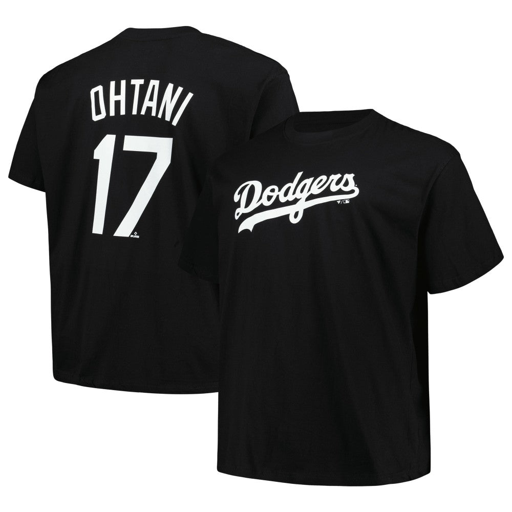 Shohei Ohtani Los Angeles Dodgers Profile Big & Tall Name & Number T-Shirt | MLB New