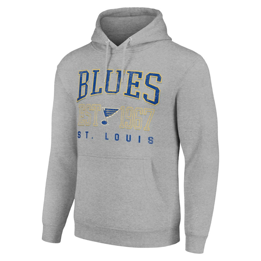 St. Louis Blues Starter Retro Graphic Pullover Hoodie On Sale
