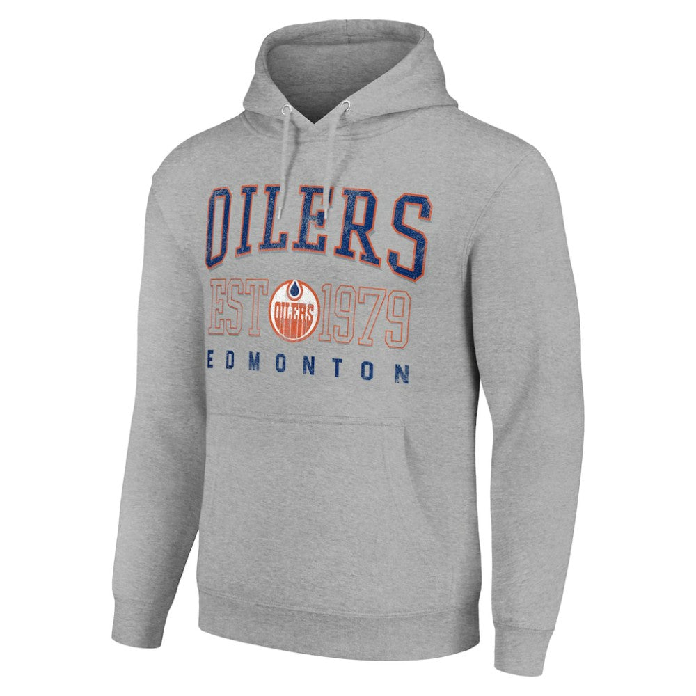 Edmonton Oilers Starter Retro Graphic Pullover Hoodie For Sale