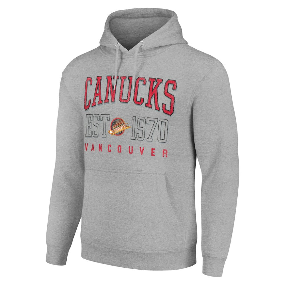 Vancouver Canucks Starter Retro Graphic Pullover Hoodie Outlet