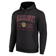 Chicago Blackhawks Starter Retro Graphic Pullover Hoodie Sale