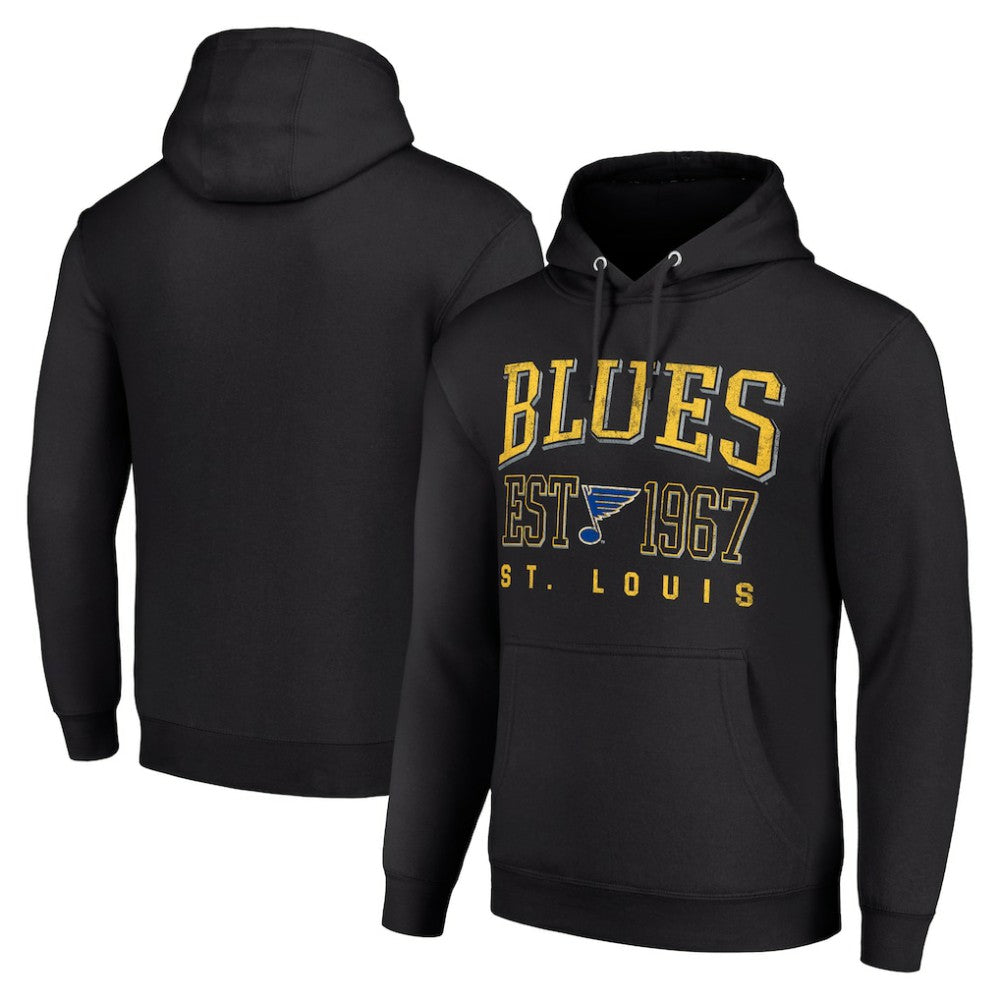 St. Louis Blues Starter Retro Graphic Pullover Hoodie Outlet