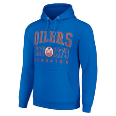 Edmonton Oilers Starter Retro Graphic Pullover Hoodie Sale