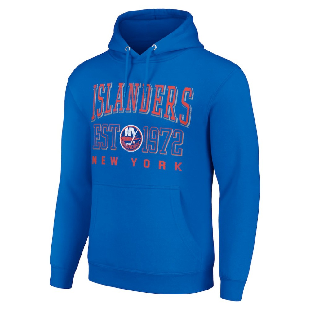 New York Islanders Starter Retro Graphic Pullover Hoodie Discount