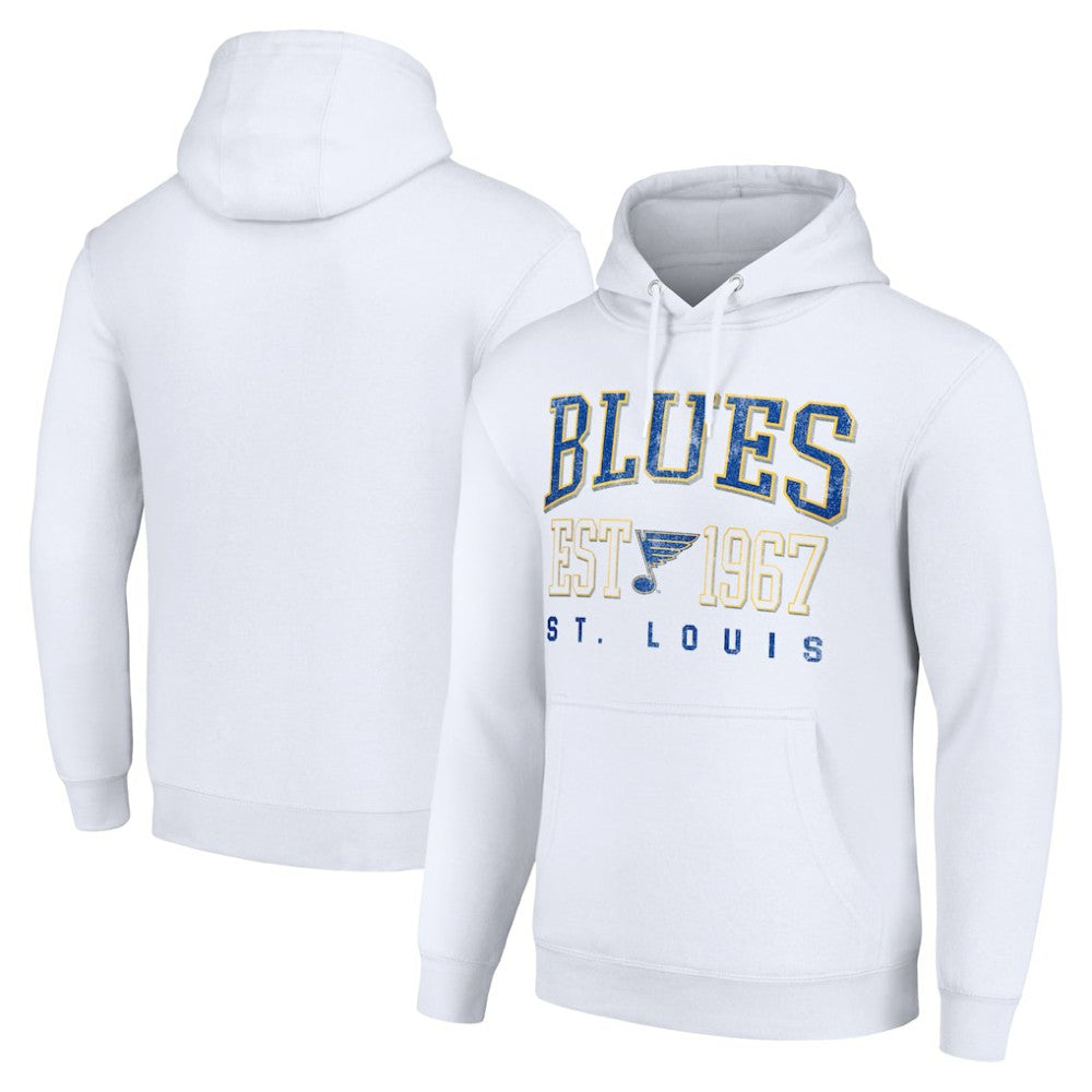 St. Louis Blues Starter Retro Graphic Pullover Hoodie For Sale