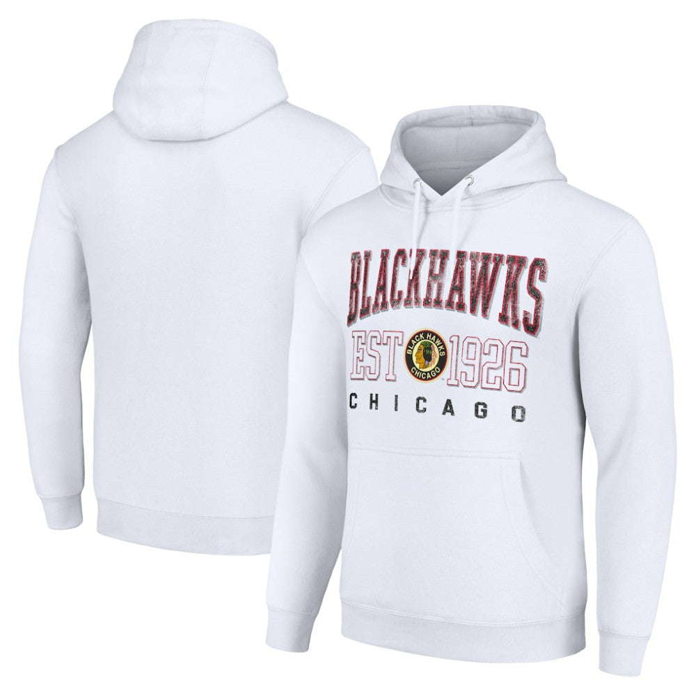 Chicago Blackhawks Starter Retro Graphic Pullover Hoodie Sale