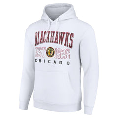 Chicago Blackhawks Starter Retro Graphic Pullover Hoodie Sale