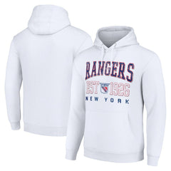 New York Rangers Starter Retro Graphic Pullover Hoodie On Sale
