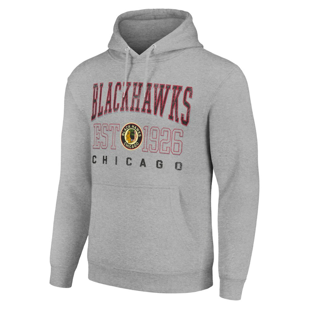 Chicago Blackhawks Starter Retro Graphic Pullover Hoodie For Sale