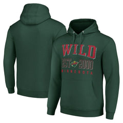 Minnesota Wild Starter Graphic Pullover Hoodie Outlet