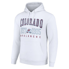 Colorado Avalanche Starter Graphic Pullover Hoodie Outlet