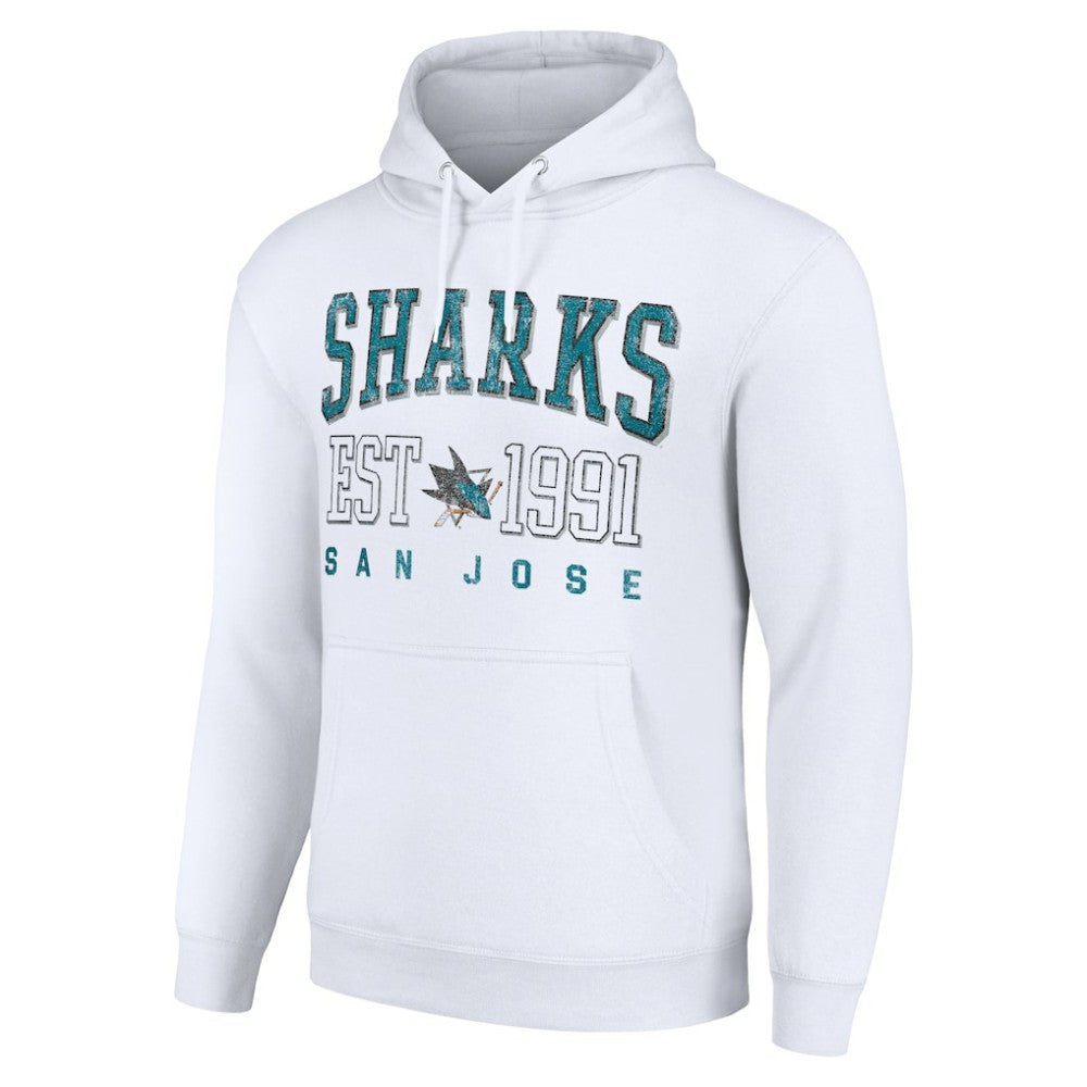 San Jose Sharks Starter Graphic Pullover Hoodie Sale