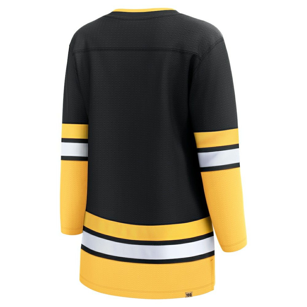 Boston Bruins Fanatics Women's Alternate 100th Anniversary Breakaway Jersey Sale